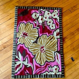 Anthropologie wool rug 2’x3’
